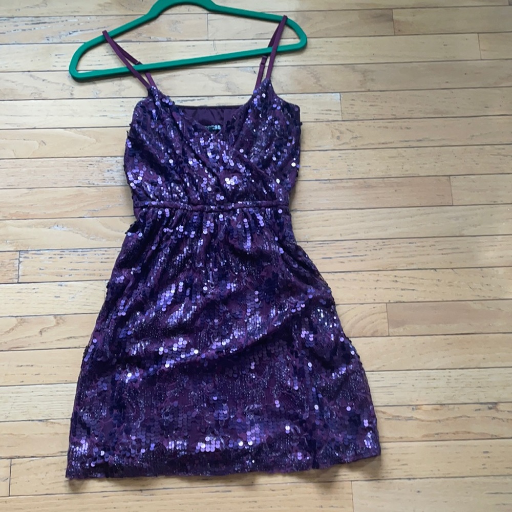 Fancy eggplant colored dress